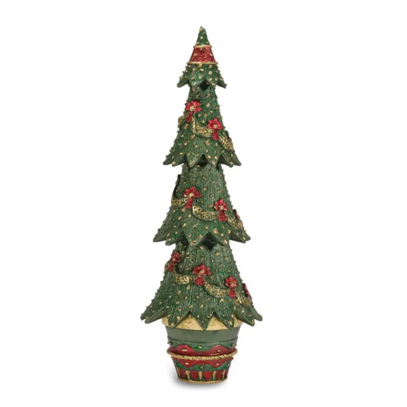 albero_hcm_verde_fiori_ro_0.webp Henriette Natale>Albero H.32,5Cm. Verde Fiori Rossi X'Mas Trees