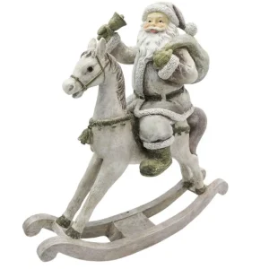 Clayre&eef Natale>Babbo Natale su Cavallo 20x21 cm