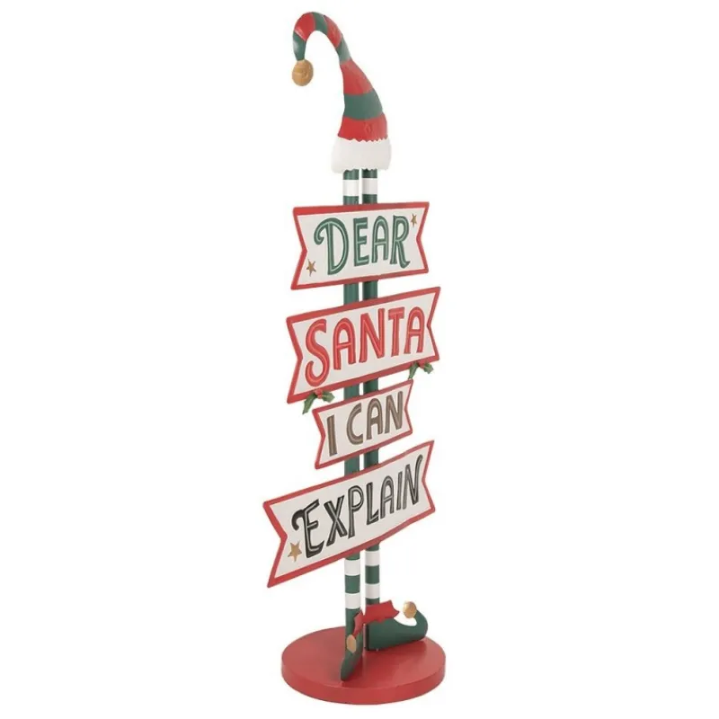 cartello_santa_in_metallo_0.webp Clayre&eef Natale>Cartello Santa in Metallo: Decorazioni Uniche per Casa