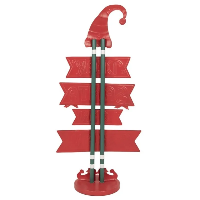 cartello_santa_in_metallo_1.webp Clayre&eef Natale>Cartello Santa in Metallo: Decorazioni Uniche per Casa