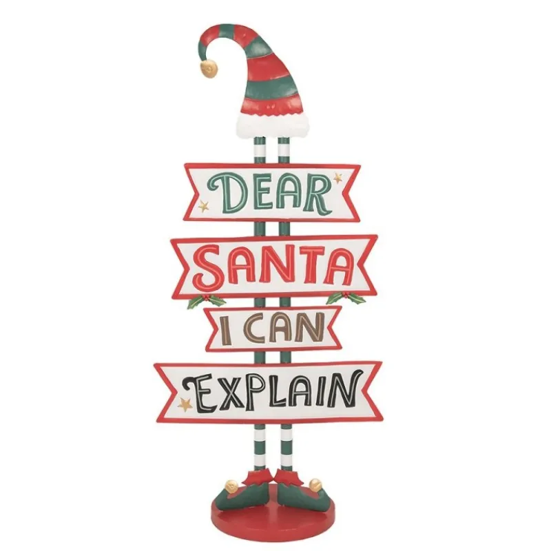 cartello_santa_in_metallo_2.webp Clayre&eef Natale>Cartello Santa in Metallo: Decorazioni Uniche per Casa