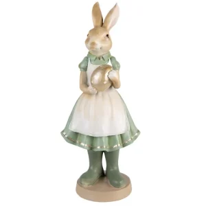 Clayre&eef Pasqua>Coniglia con Ovetto 17x15x40 cm