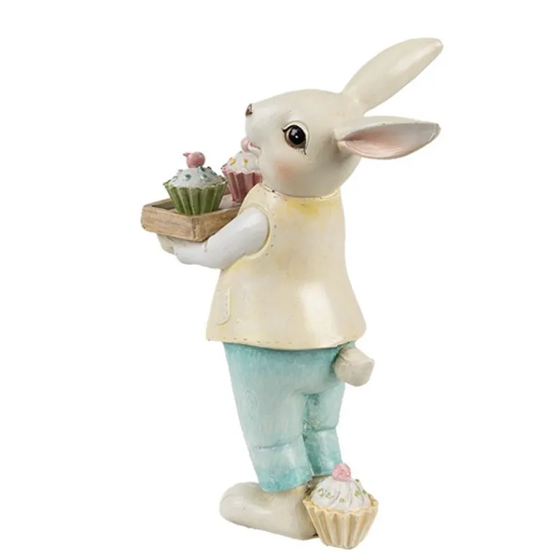 coniglietto_con_cupcake_x_3.webp Clayre&eef Pasqua>Coniglietto con cupcake 11x6x16 cm