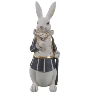 Clayre&eef Pasqua>Coniglio Con Cuori 11x10x27 cm