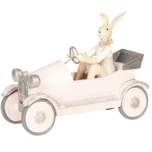 Clayre&eef Pasqua>Coniglio in Macchina Rosa