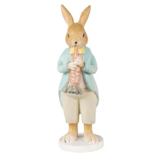 Clayre & Eef Pasqua>Coniglio Musicista: Decorazioni Uniche per la Casa