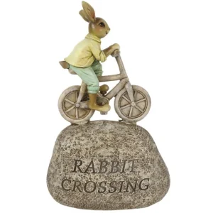 Clayre & Eef Pasqua>Coniglio Su Bici: Decorazioni Casa Uniche e Regali