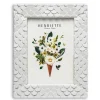 Henriette Cornici>Cornice Ventagli Bianca 19x24(13x18) Ostuni