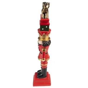 Clayre&eef Natale>Schiaccianoci Comic Rosso  6x23 cm