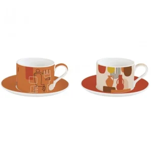 EasyLife Tazze>Set 2 Tazze Terracotta in Gift Box - Idea Regalo Unica