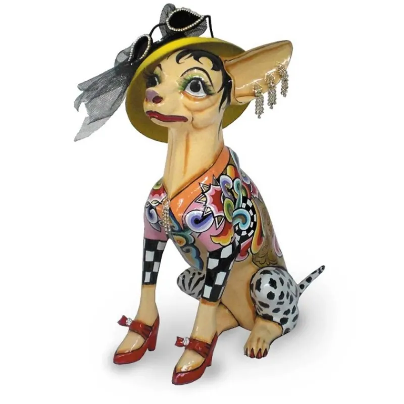toms_drag_scultura_chihua_0-1.webp Toms Drag Pop Art Culture>Tom's Drag Scultura Chihuahua Seduto Frida L 27cm