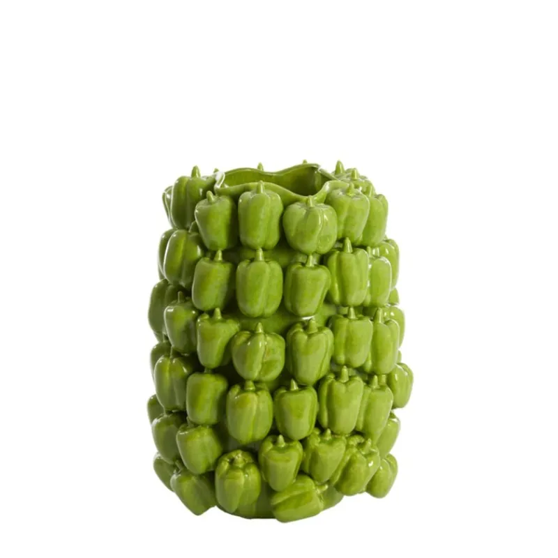 vaso_decorativo_xx_cm_bel_0-1.webp Light And Living Vasi>Vaso decorativo 35x33x47 cm BELLPEPPER verde lucido